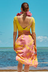 Carolina K Wanda Skirt in Sunset Yellow