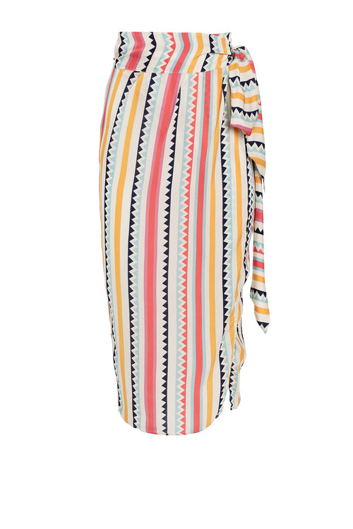 Carolina K Wanda Skirt in Multi Triangles