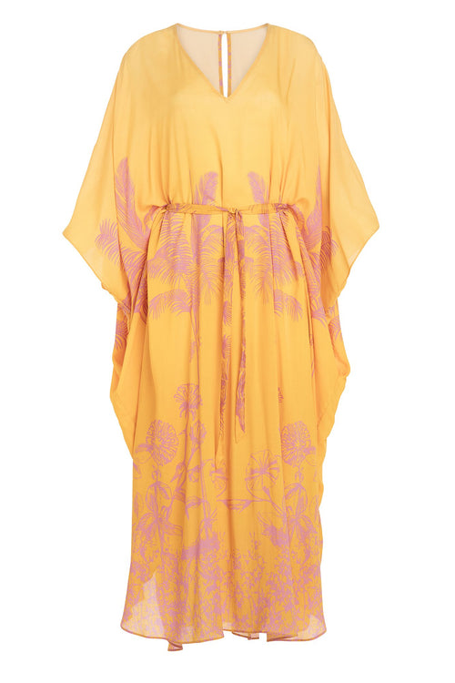 Carolina K Xim Kaftan in Sunset Yellow