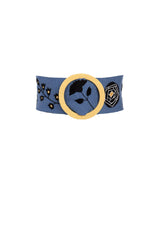 Carolina K Alicia Belt Blue Tea Flowers