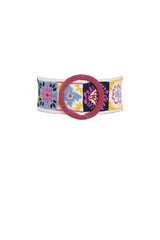 Carolina K Alicia Belt Terracotta Tile Multi