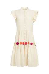 Carolina K Anna Dress Cream Chakras