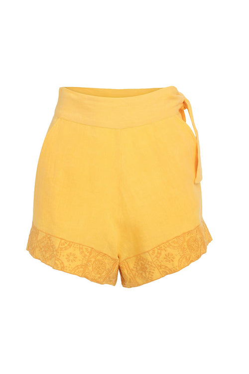 Carolina K Sandy Shorts in Sunset Yellow