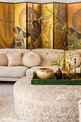 Large Embroidered Ottoman