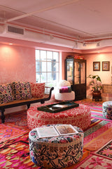 Large Embroidered Ottoman