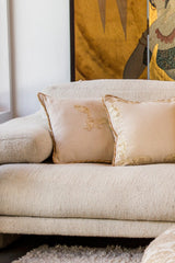 Desert Animal Embroidered Square Pillow