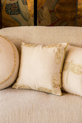 Desert Animal Embroidered Square Pillow